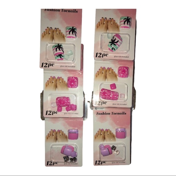 3 for $10 Summer beach ready vacay mode press on glue on toenail extensions-Free - Picture 1 of 13